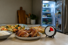 Los alimentos perecederos deben conservarse por debajo de 5 °C o mantenerse calientes por encima de 60 °C.