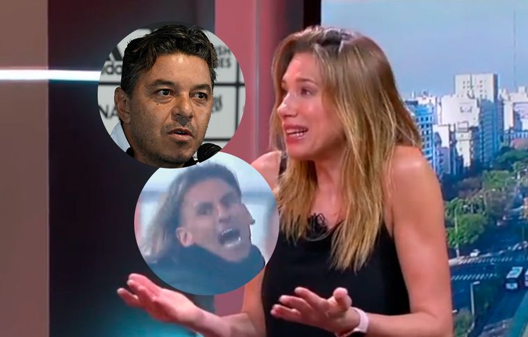 Alina Moine Alina Moine y una crítica a Beccacece por su reacción contra Gallardo.
