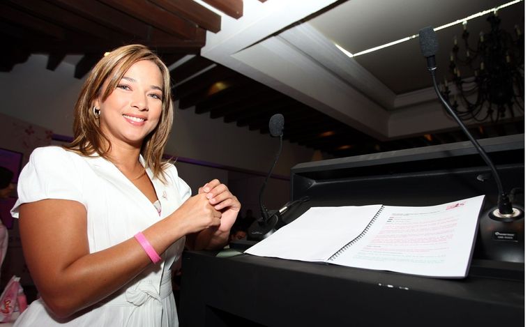 Adamari López adora los vestidos. Foto: Dallas Morning News