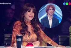 Florencia Peña se emocionó con la actuación del joven. Foto: Captura de pantalla Got Talent.