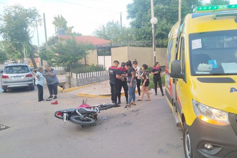 La escena del accidente en Pedro Segura y 12 de Octubre.&nbsp;