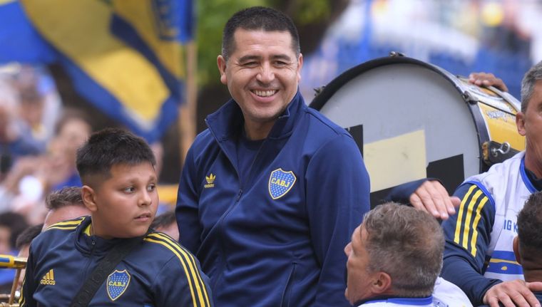 Riquelme comenzó el año con una sonrisa. Foto: Télam