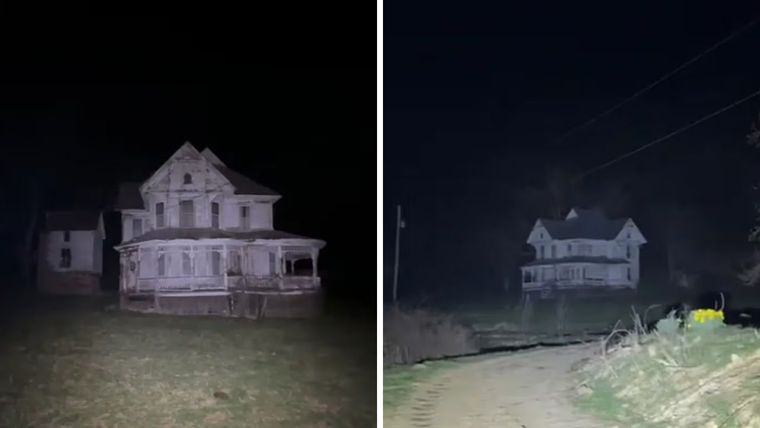El espeluznante hallazgo de un tiktoker en una casa abandonada. Foto: Captura del video de TikTok