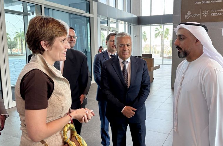 Alfredo Cornejo en Emiratos Arabes