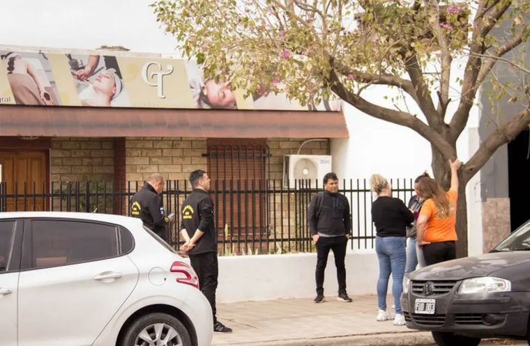 El allanamiento se produjo con la participación del Colegio de Kinesiólogos Foto: Puntal Villa María