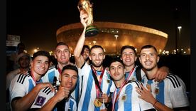 La foto de los siete riverplatenses campeones en Qatar. La foto de los siete riverplatenses campeones en Qatar.
