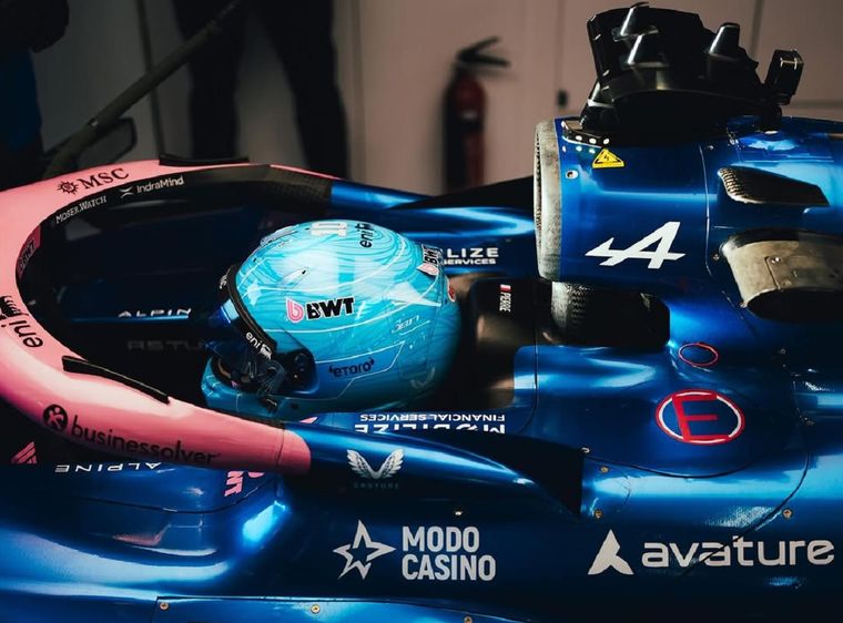 Pierre Gasly fue el encargado de cerrar los ensayos de Alpine en Barcelona.