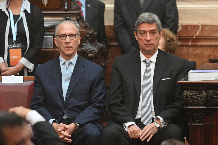 Carlos Rosenkrantz y Horacio Rosatti, dos de los firmantes del fallo. 