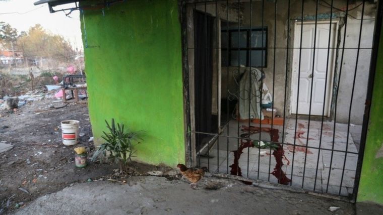 La vivienda donde ocurrió el doble homicidio Foto: Rosario3