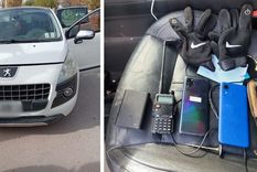 Los sospechosos fueron detenenidos en Guaymallén gracias al Gps de un celular sustraido en el robo.