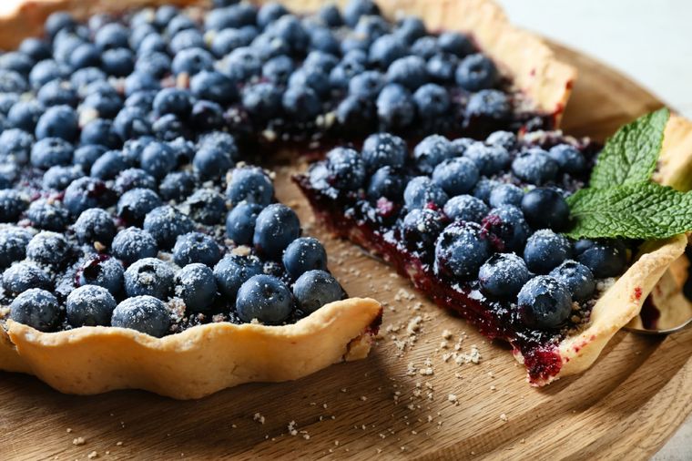 Este postre de arándanos es ideal para complementar tus comidas Foto: Shutterstock