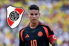 James Rodríguez podría ser refuerzo de River. Foto: @jamesrodriguez10