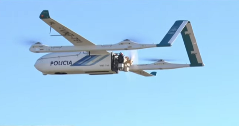 Los impresionantes drones de la provincia de Buenos Aires. Foto: Captura pantalla TN