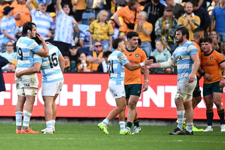 Los Pumas celebraron en Sídney el gran triunfo frente a los Wallabies. Los Pumas celebraron en Sídney el gran triunfo frente a los Wallabies.