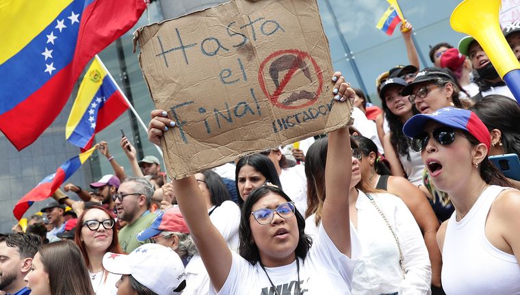 La movilización dentro y fuera de Venezuela será el 9 de enero. Foto: EFE