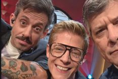 Pergolini y Rada quisieron tomarse una selfie con Dalmau como fanáticos. / Captura Eltrece