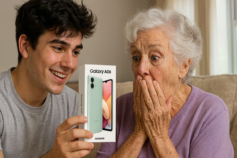 El Samsung Galaxy A06 se presenta como el teléfono perfecto para tu abuela, con una interfaz fácil de usar, potencia equilibrada y una oferta irresistible en COTO.