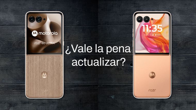 El nuevo Motorola Razr 60 Ultra frente al Razr 50 Ultra: la batalla de los plegables.