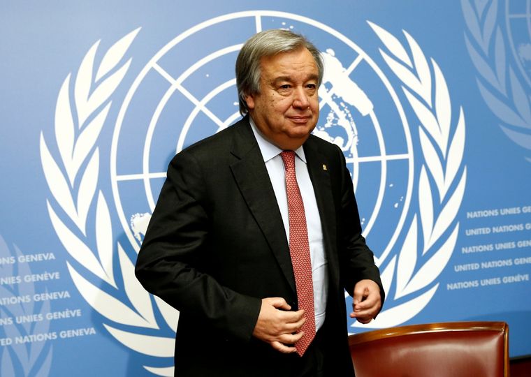 Foto: António Guterres, Secretario General de Naciones Unidas.