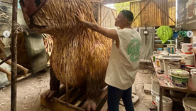 La foto que publicó Marcos, el papá de Kim, en sus redes.