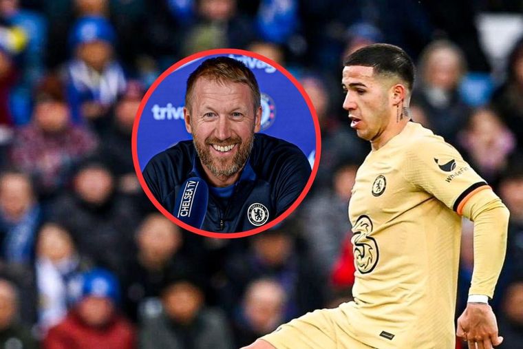 Enzo Fernández dio un pase exquisito para el segundo gol del Chelsea y su DT le tiró flores.