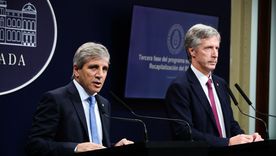 El ministro de Economía, Luis Caputo, y el titular del Banco Central, Santiago Bausili. El ministro de Economía, Luis Caputo, y el titular del Banco Central, Santiago Bausili.