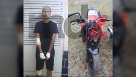 El joven de 18 años que fue detenido tras la persecución y la KTM recuperado por los policías de Las Heras. El joven de 18 años que fue detenido tras la persecución y la KTM recuperado por los policías de Las Heras.