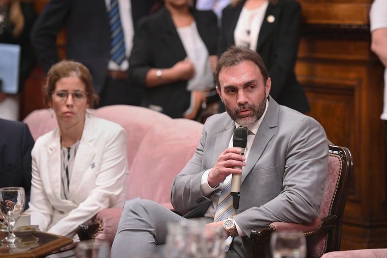 Ezequiel Atauche, presidenrte del bloque de senadores del oficialismo Foto: Twitter Oficial Ezequiel Atauche