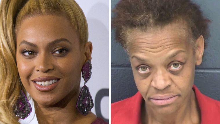 La cantante Beyonce (izquierda) y la detenida Surena Henry.