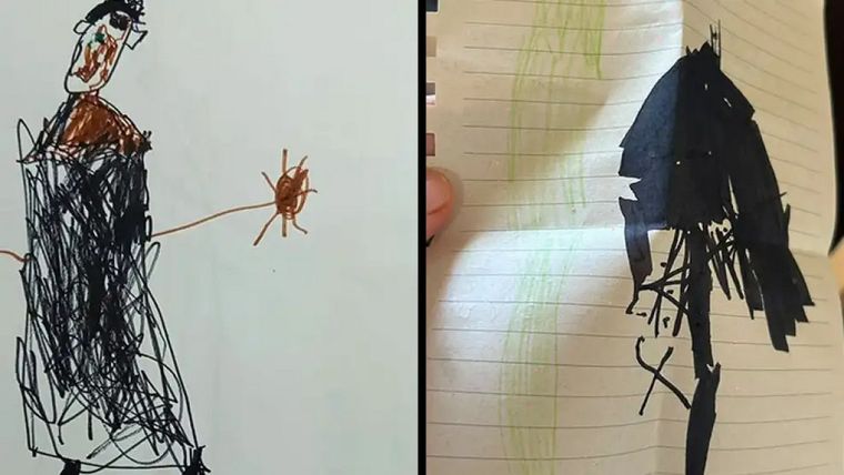 Los dibujos de los niños fueron incorporados como prueba judicial en la investigación contra un sacerdote por presuntos abusos sexuales.