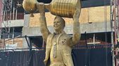 La estatua de Marcelo Gallardo sigue siendo foco de críticas en el mundo River.