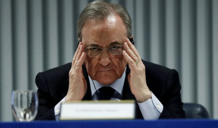 Florentino Pérez, presidente del Real Madrid, no trajo nombres para romper el mercado en esta ventana de transferencias. Foto: publicada en Mundo Deportivo