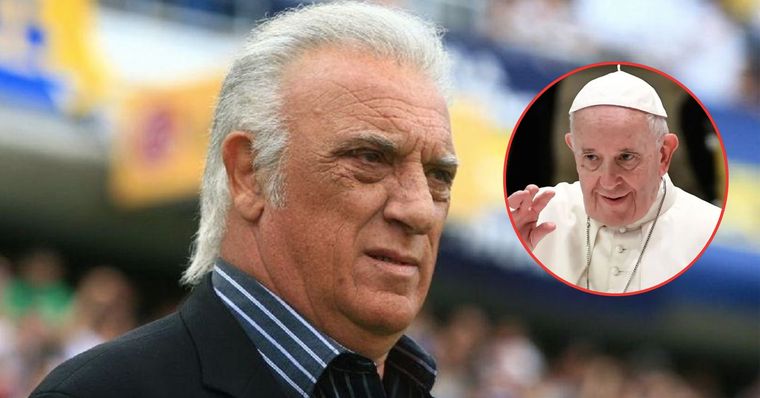 El Coco Basile, el papa Francisco y una curiosa anécdota. Foto: Archivo Mdz