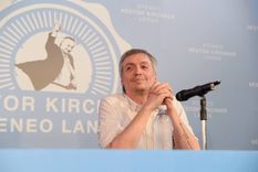 Máximo Kirchner durante un acto en Lanús Foto: Prensa Máximo Kirchner durante un acto en Lanús Foto: Prensa