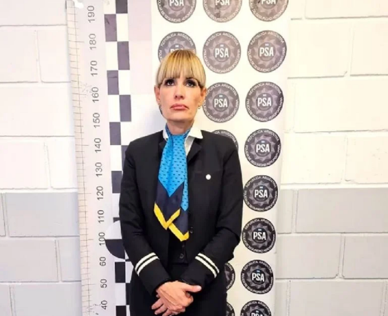 La azafata de Aerolíneas Argentinas acusada Foto: PSA