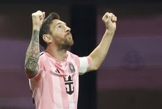 El festejo de Lionel Messi tras su golazo ante Porto en el Mundial de Clubes El festejo de Lionel Messi tras su golazo ante Porto en el Mundial de Clubes