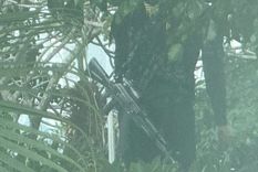 El francotirador se ubicó a pocos metros de la representación argentina en Caracas. Foto: X