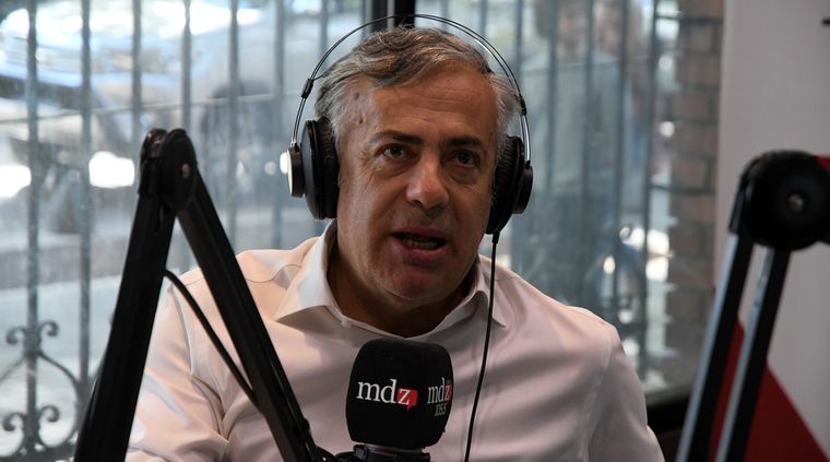 Alfredo Cornejo pasó por MDZ Radio. Foto: ALF PONCE MERCADO / MDZ