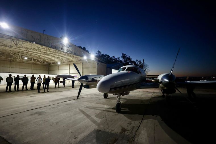 Las aeronaves ya están en el Aeroclub del departamento sureño. Foto: Prensa Municipalidad de San Rafael
