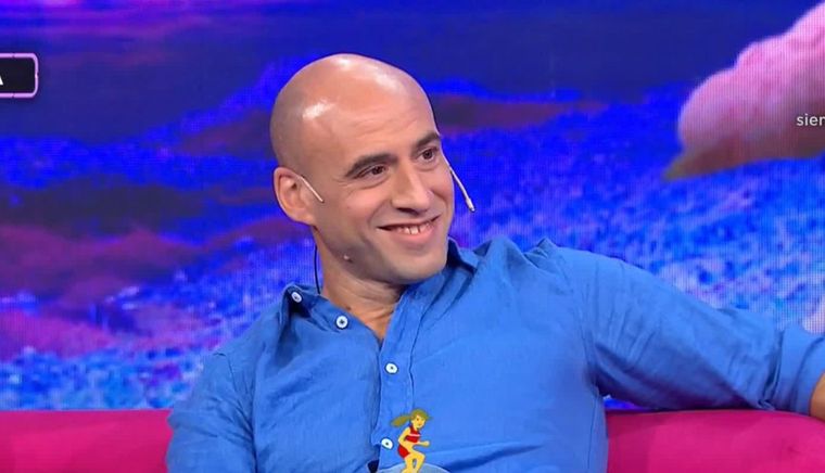 Esteban Trebucq con Flor Peña. Esteban Trebucq habló sobre por qué dejó Crónica TV. Foto: Captura TV