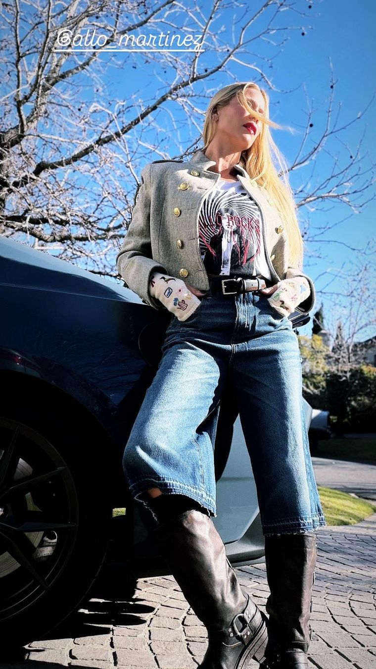 La fórmula chic de Nicole Neumann para usar bermudas en invierno. La fórmula chic de Nicole Neumann para usar bermudas en invierno.