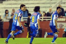 Ramiŕez, Villar y Rojas brillaron aquel día junto a Jairo Castillo. Foto: Télam