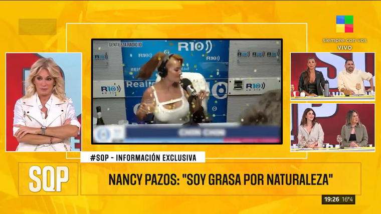 Yanina Latorre arremetió contra Nancy Pazos. Foto: captura de video/ América TV. Yanina Latorre arremetió contra Nancy Pazos. Foto: captura de video/ América TV.