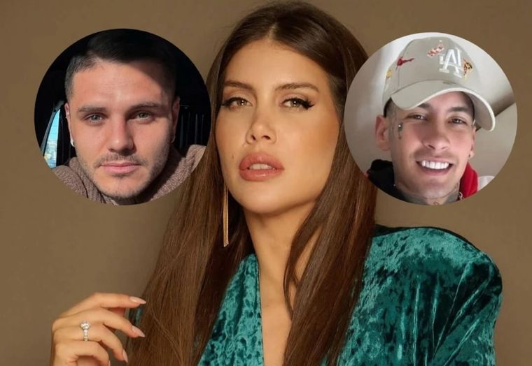 Wanda Nara terminó su relación con Mauro Icardi en julio y ahora está en pareja con L-Gante. Foto: Instagram Mauroicardi/ Instagram Wanda_nara/ X @TENDENCIAsok.