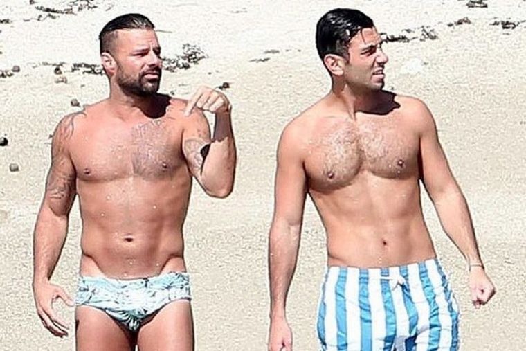 Ricky Martin y Jwan Yosef