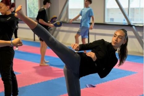 Trinidad Bigetti, la mendocina que busca hacer historia en el mundo del taekwondo. Trinidad Bigetti, la mendocina que busca hacer historia en el mundo del taekwondo.