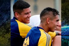 Marcos Rojo y Agustín Almendra. Marcos Rojo y Agustín Almendra.