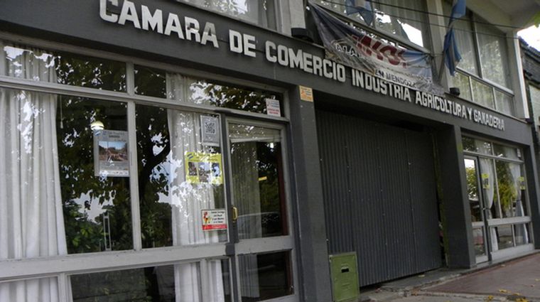 Sede de la Cámara de Comercio de General Alvear. Foto: Alvear Diario