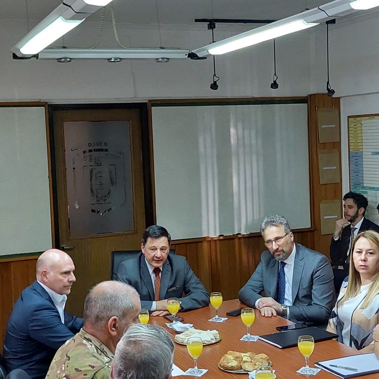 La reunión convocada por la Junta Foto: Gentileza Junta Electoral