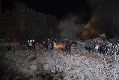 El Ejército israelí dijo que los bombardeos fueron dirigidos contra la sede de Hezbolá Foto: EFE
